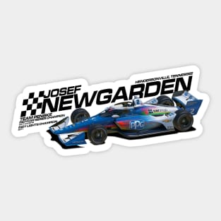 Josef Newgarden 2022 alt (black) Sticker